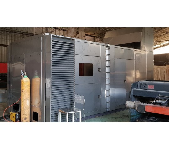 Gia công thùng cách âm máy phát điện 1600Kva